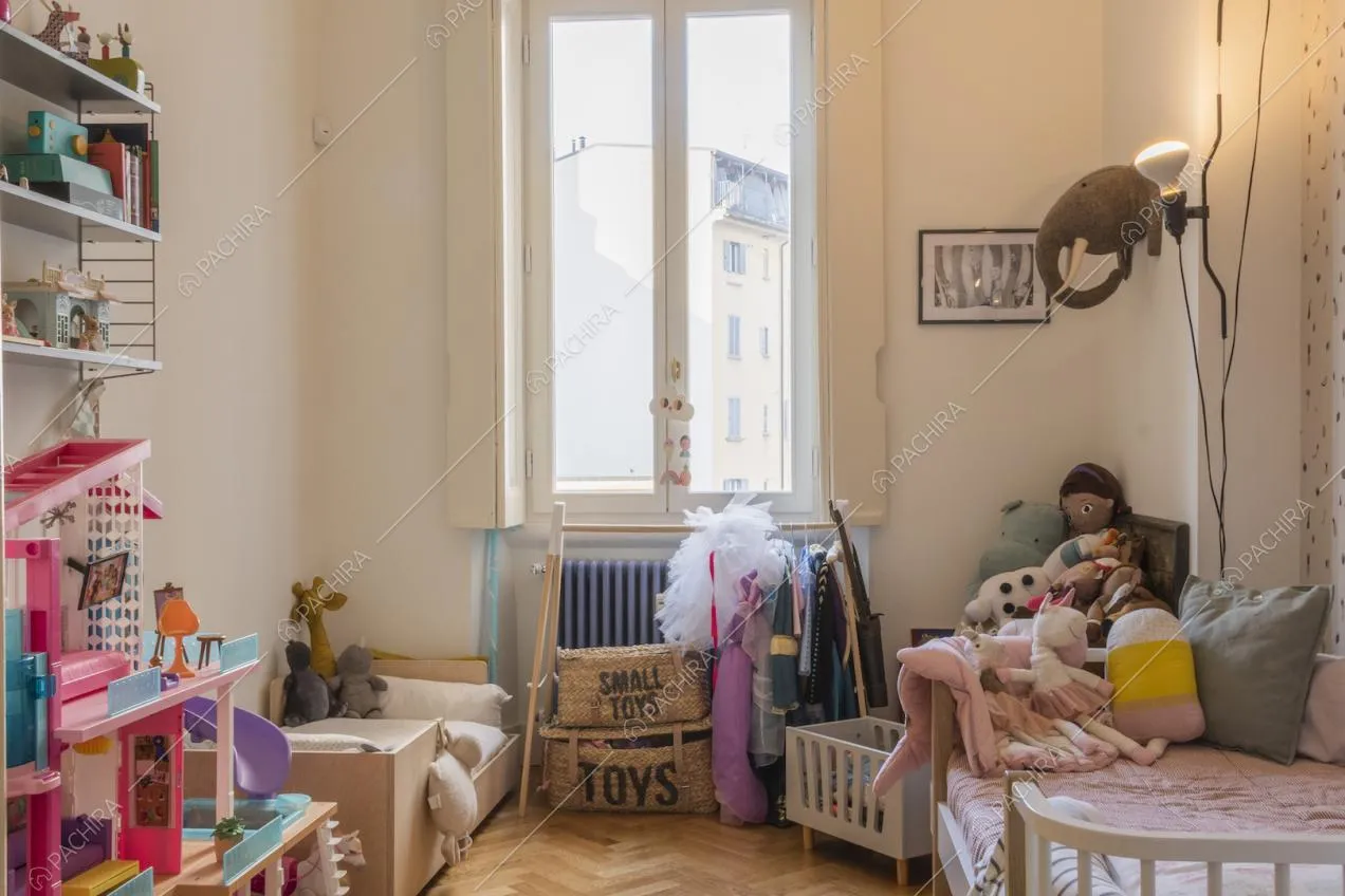 Giocattoli all'interno della cameretta