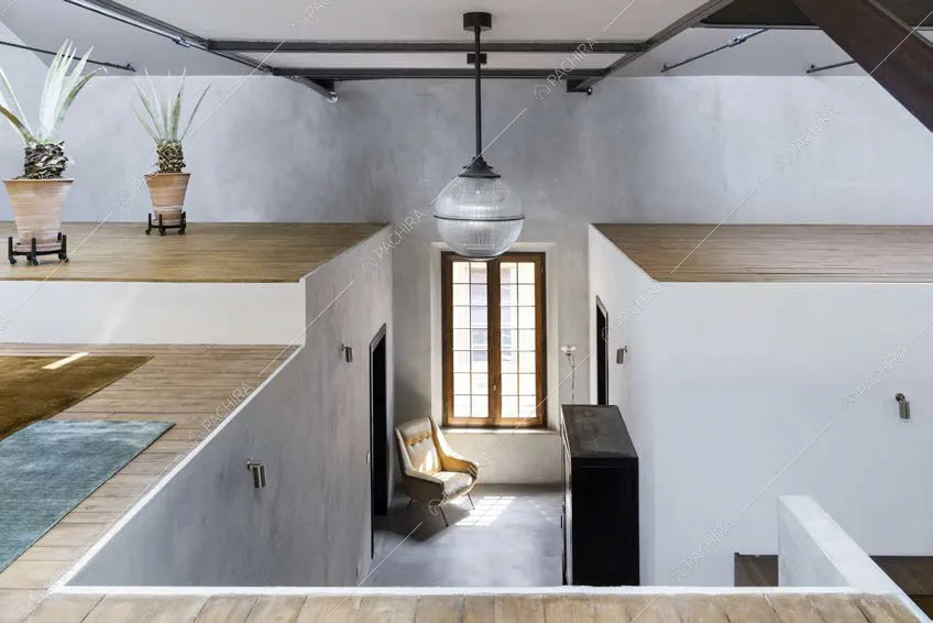 Soppalco del loft Reno, location in stile contemporaneo a Reggio Emilia