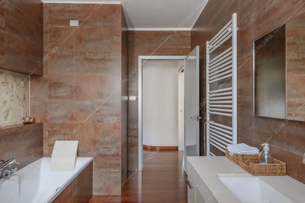Bagno della villa Lilium, location in stile moderno in Provincia di Milano