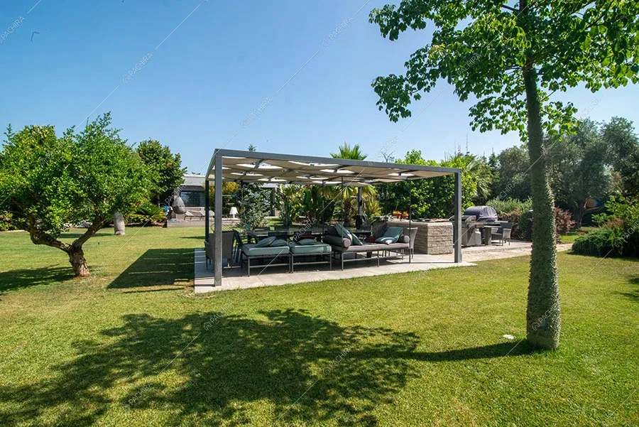 Patio della villa Argon, location in stile moderno a Roma