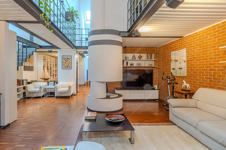 Sala del loft Kiku, location in stile moderno a Milano