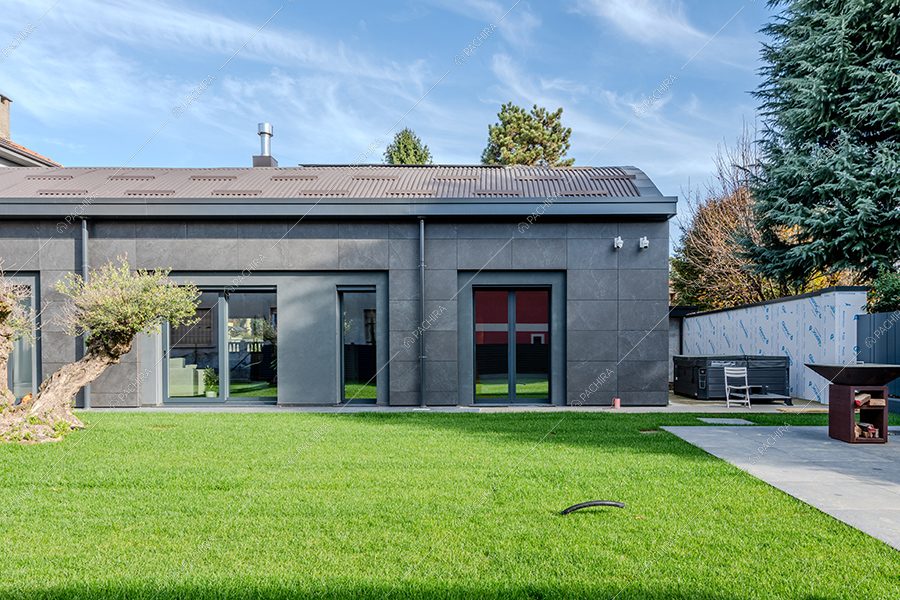 Giardino della villa Norte, location in stile moderno a Monza