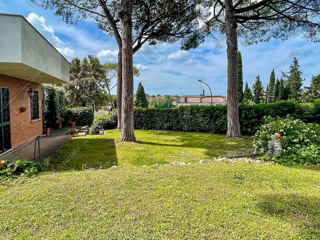 Giardino della villa Apatite, location in stile classico a Roma