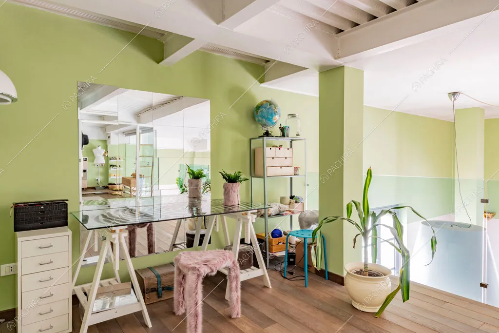 Studio del loft Cardamomo, location in stile contemporaneo a Milano