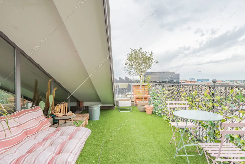 Terrazza del loft Cardamomo, location in stile contemporaneo a Milano