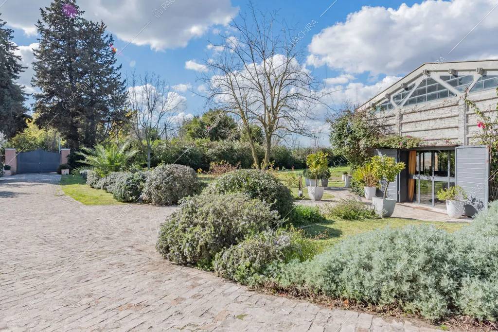 Vialetto della location Seine, loft in stile industriale a Roma