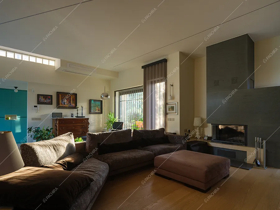 Salotto della villa Pece, location in stile moderno a Caserta