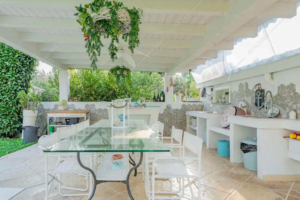 Veranda della villa Ararat, location in stile classico a Milano