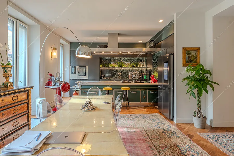 Zona living della location Blighia, appartamento in stile moderno a Milano