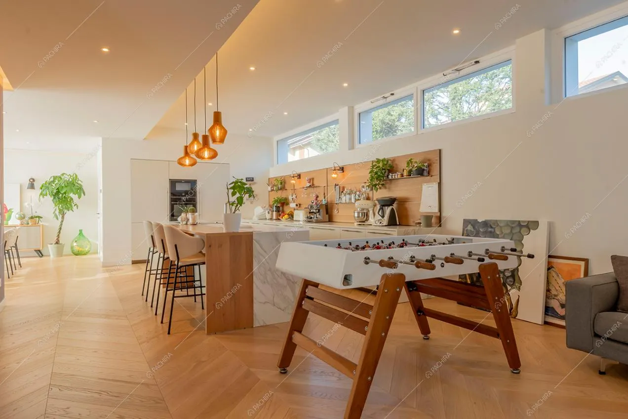 Cucina della villa Brenta, location in stile moderno a Milano