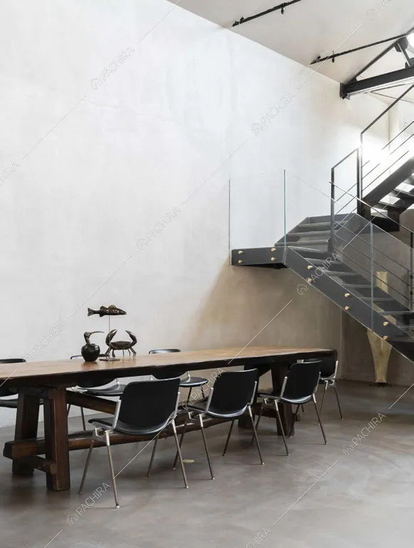 Zona pranzo del loft Reno, location in stile contemporaneo a Reggio Emilia