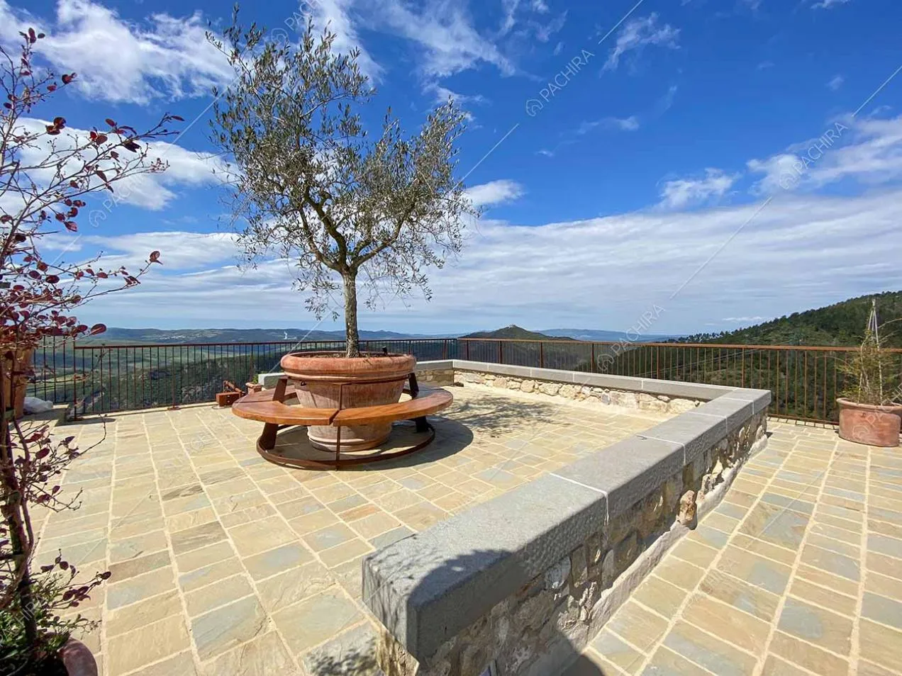 Terrazza del borgo Clematide, location in stile rustico a Pisa