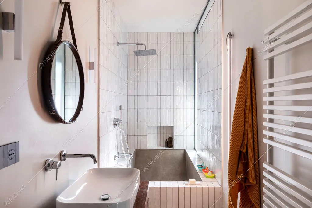 Bagno della location Castagno, appartamento in stile contemporaneo a Milano