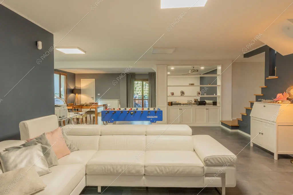 Sala della villa Tagliamento, location in stile contemporaneo a Roma