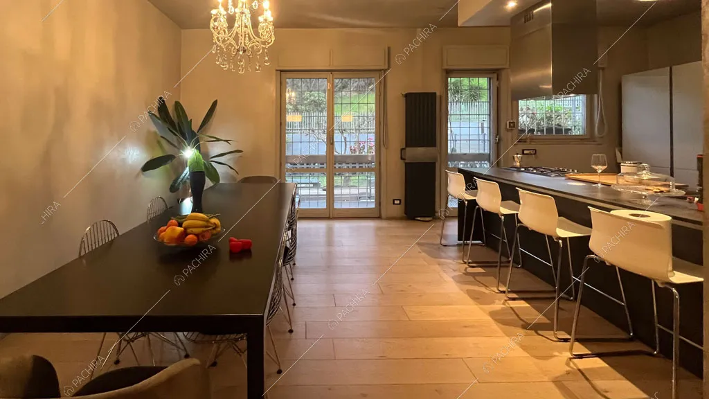 Cucina della villa Andesine, location in stile moderno a Roma