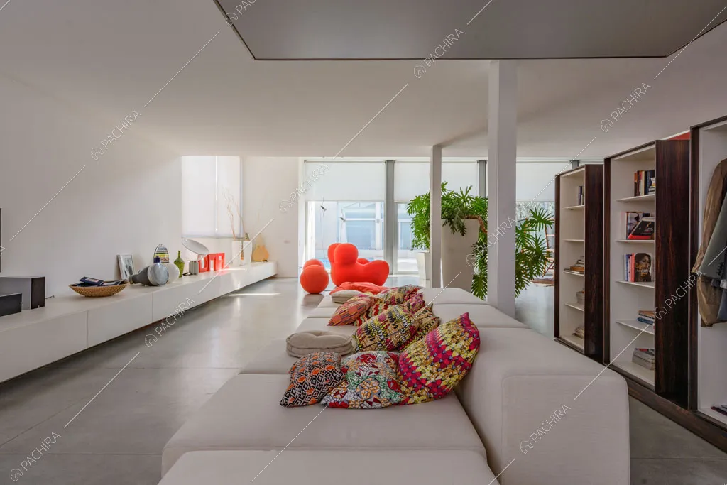 Sala del loft Inula, location in stile contemporaneo a Varese