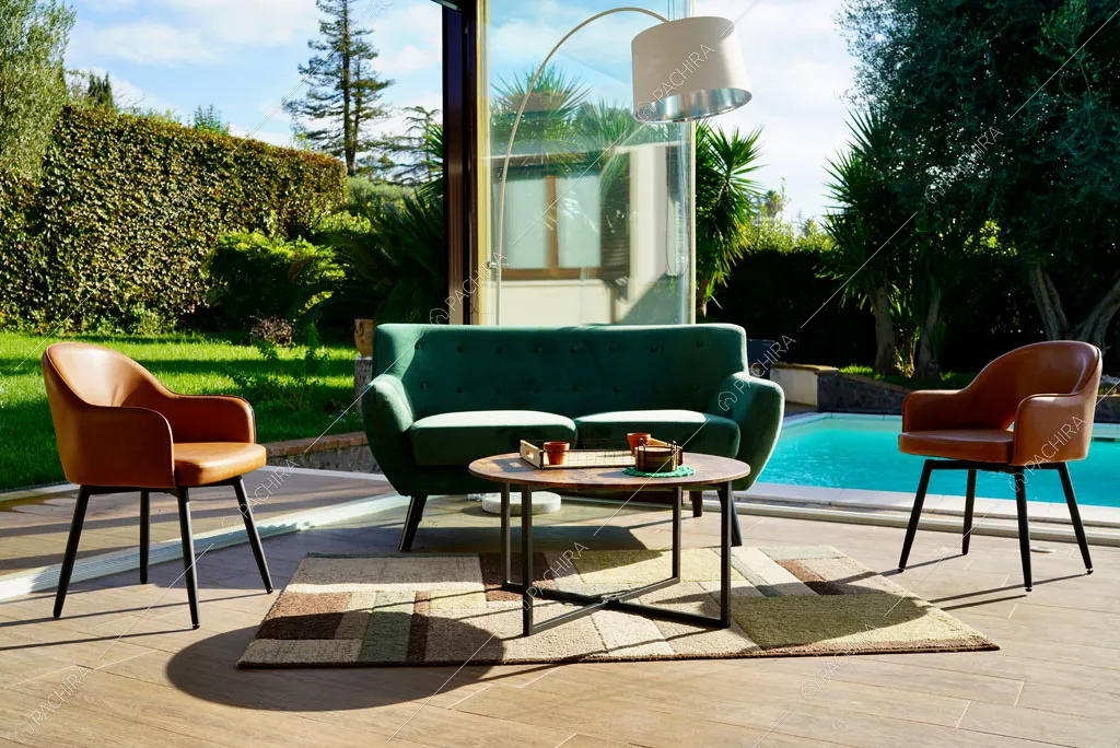 Veranda della villa Altun, location in stile contemporaneo a Roma