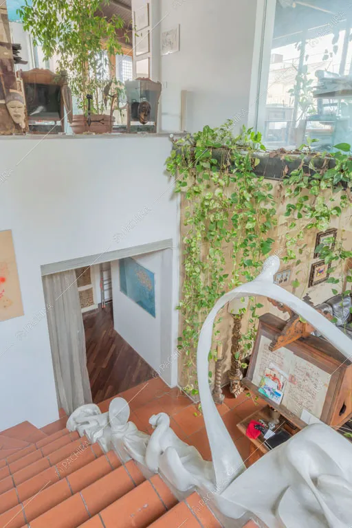 Scale dell'appartamento Pancrazio, location in stile contemporaneo a Roma