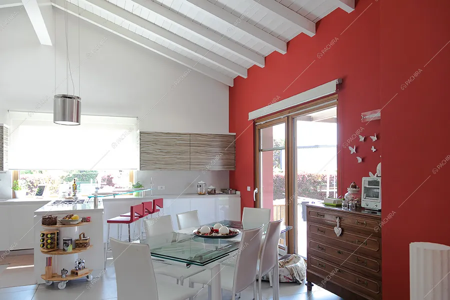 Cucina della villa Filesia, location in stile contemporaneo a Lecco