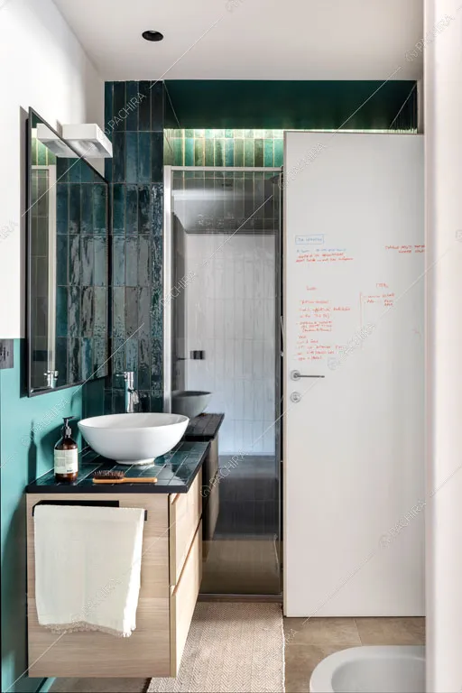 Bagno della location Castagno, appartamento in stile contemporaneo a Milano