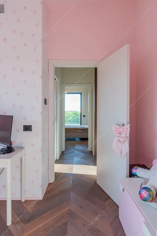 Cameretta della villa Warta, location in stile contemporaneo a Monza