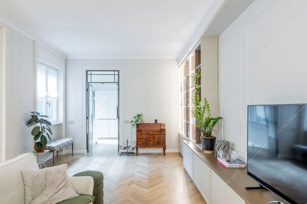 Sala dell'appartamento Capsico, location in stile contemporaneo a Milano