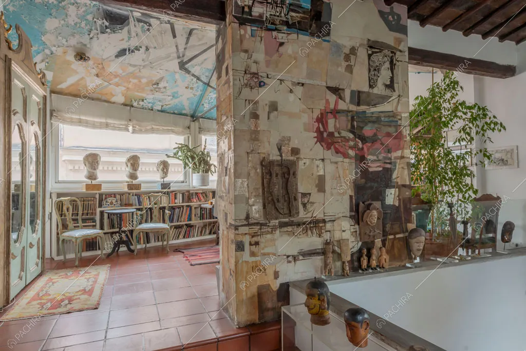 Sala dell'appartamento Pancrazio, location in stile contemporaneo a Roma
