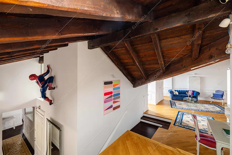 Sala dell'appartamento Amazon, location in stile moderno a Novara