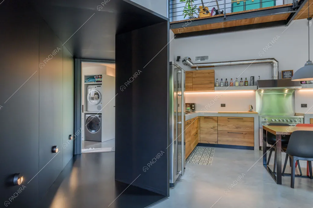 Cucina della villa Aral, location in stile contemporaneo a Monza