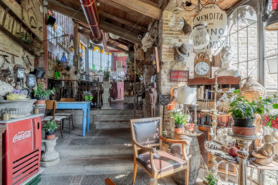 Sala dell'agriturismo Mistral, location in stile rustico a Pavia