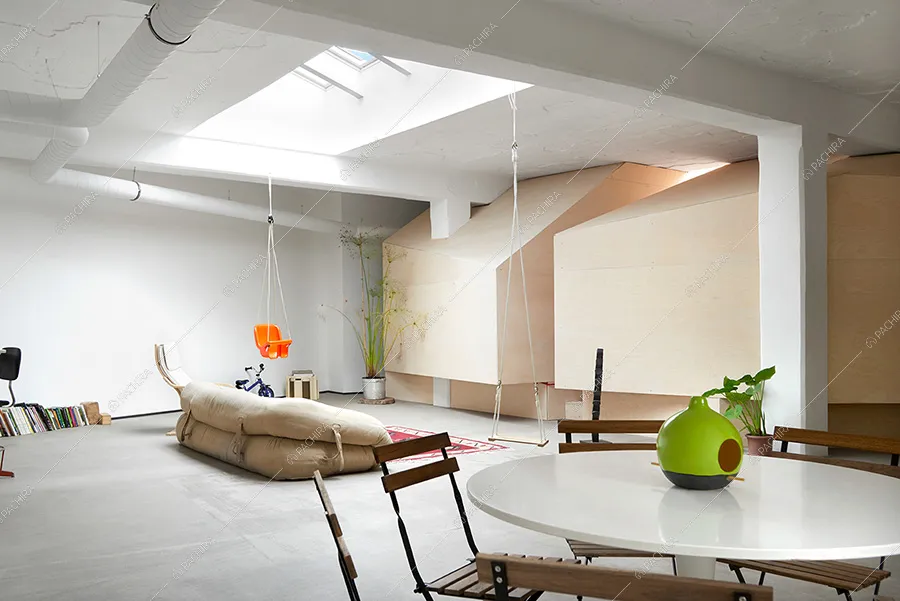 Sala del loft Bise, location in stile moderno a Torino