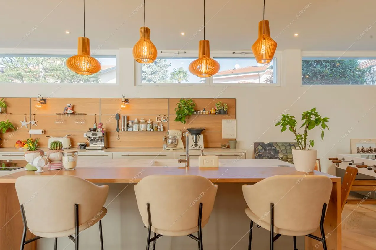 Cucina della villa Brenta, location in stile moderno a Milano
