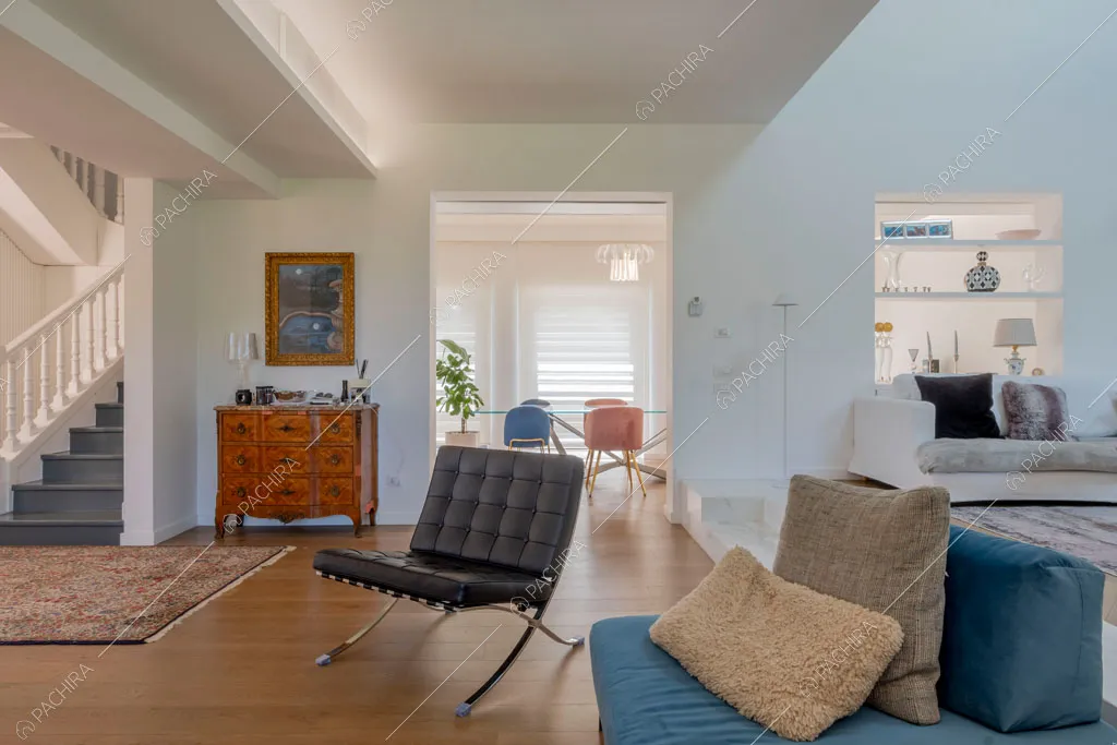Sala della villa Orinoco, location in stile contemporaneo a Roma