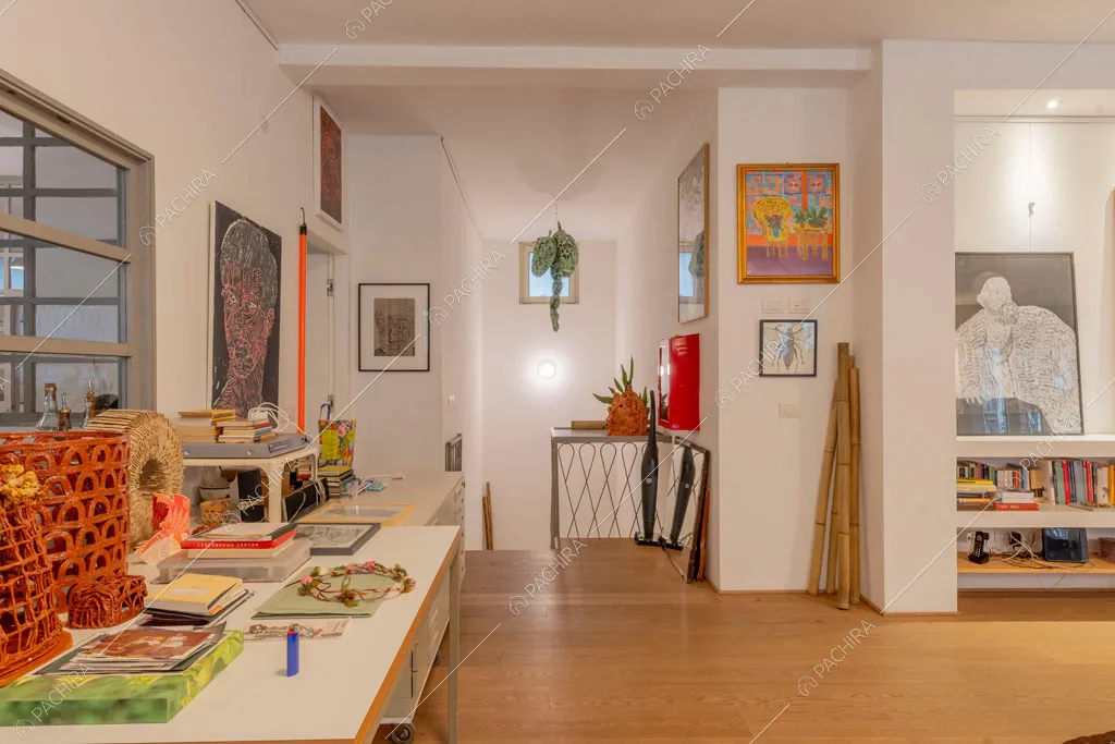Sala dell'appartamento Mungo, location in stile contemporaneo a Milano