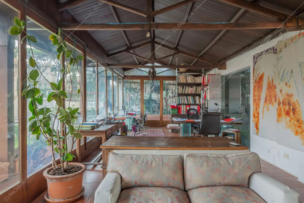 Studio dell'appartamento Pancrazio, location in stile contemporaneo a Roma