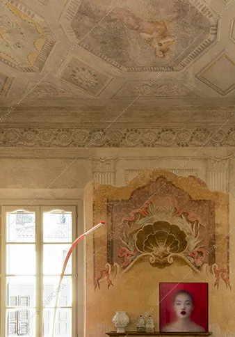 Sala dell'appartamento Cajà, location in stile moderno a Mantova