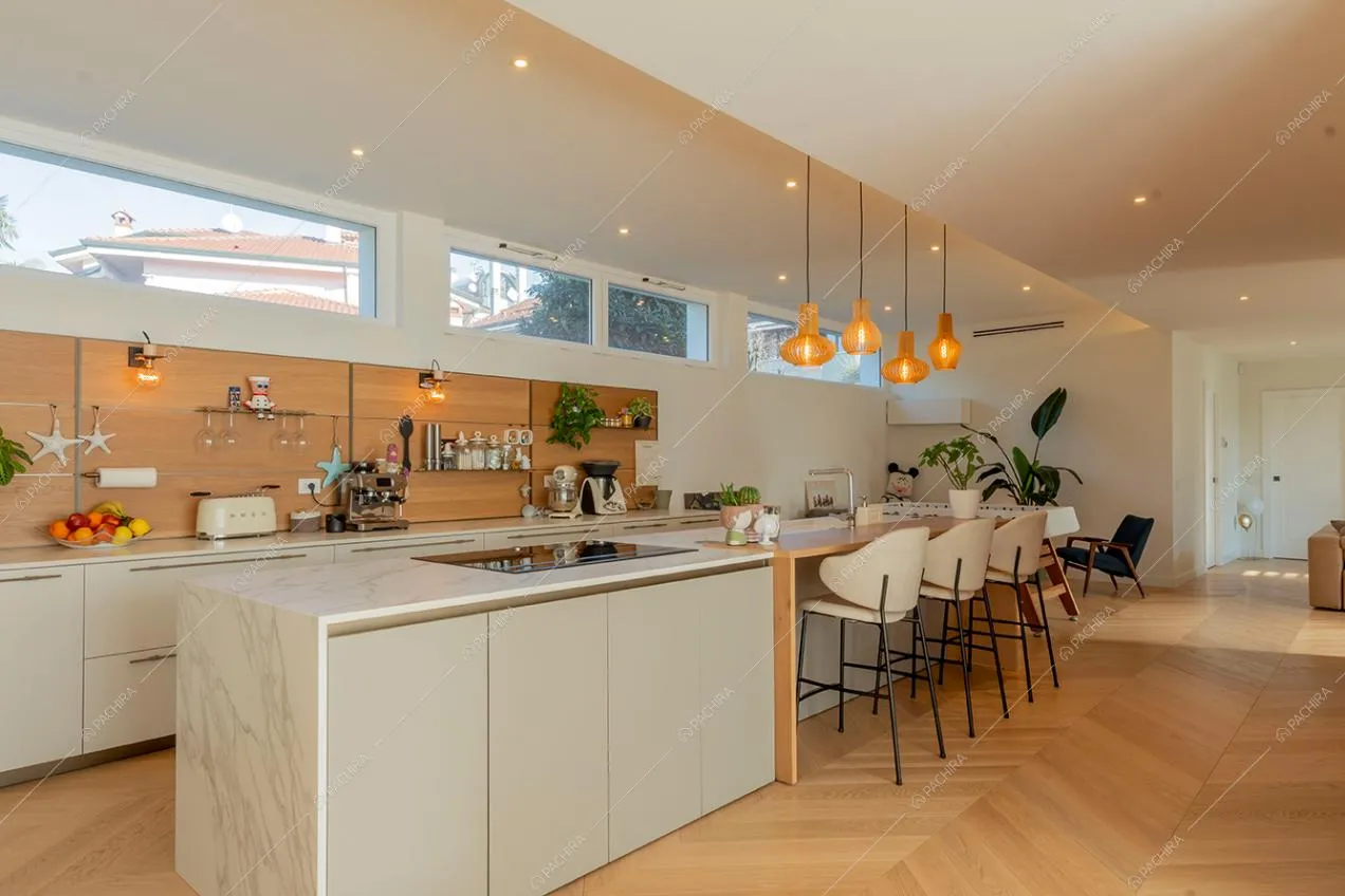 Cucina della villa Brenta, location in stile moderno a Milano