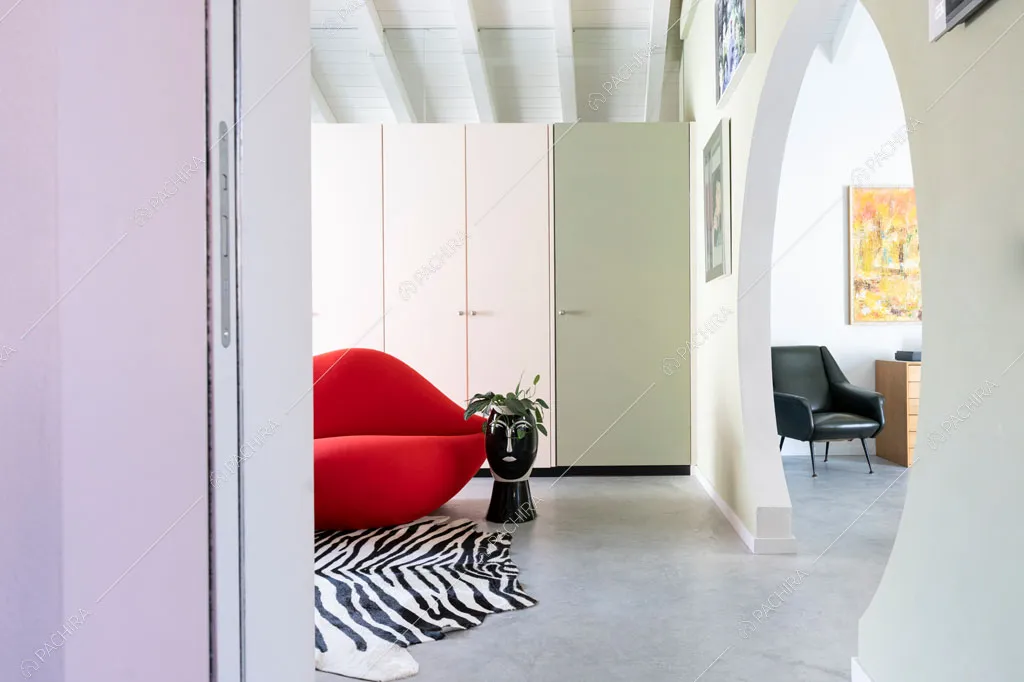 Camera della location Eyre, villa in stile moderno a Piacenza