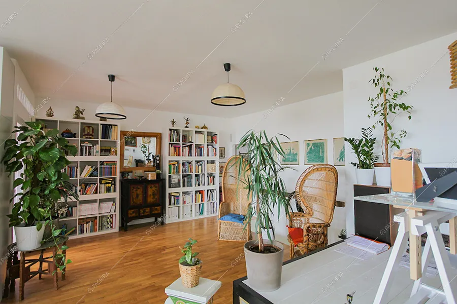 Sala dell'appartamento moderno Cerfoglio, location per shooting a Milano