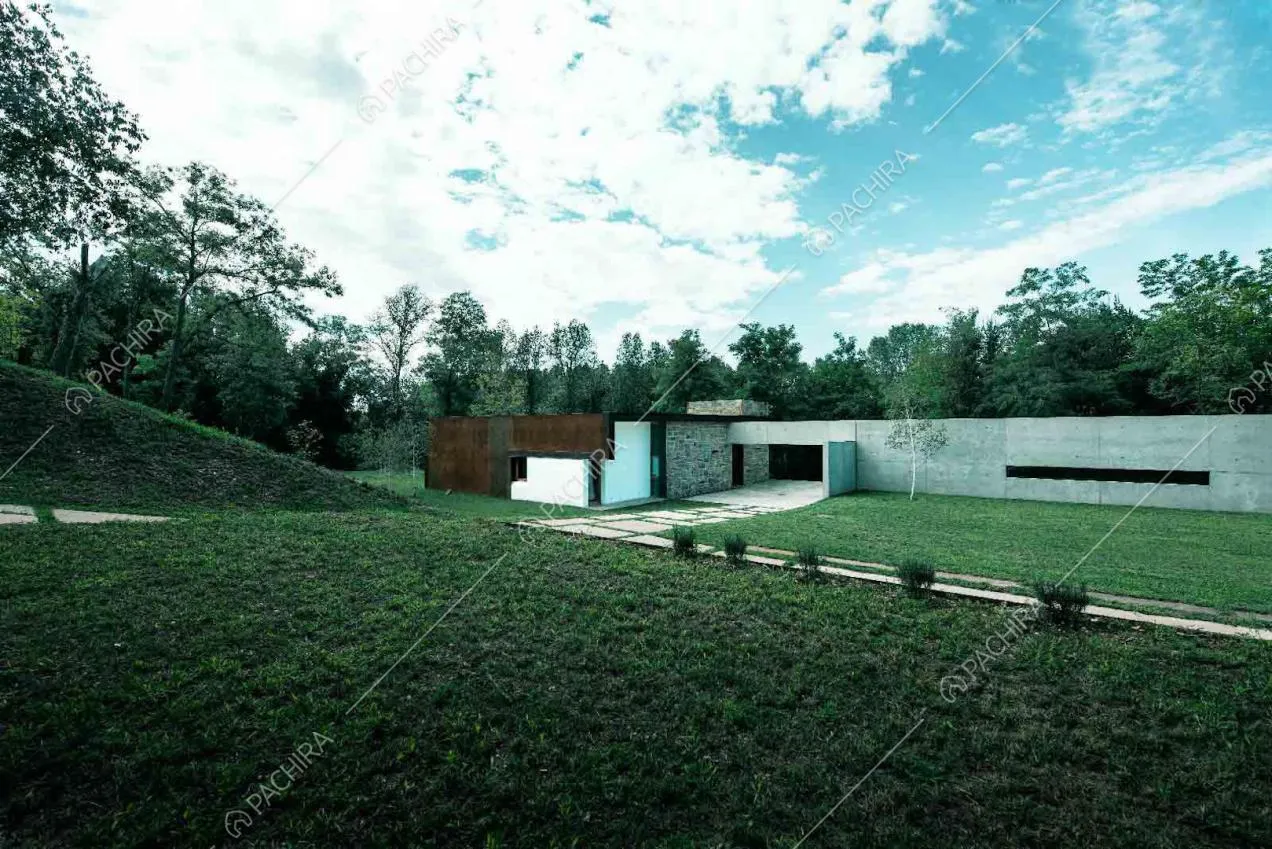 Esterni della villa e giardino