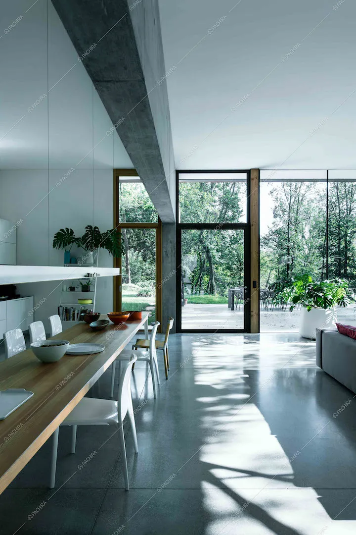 Vetrate che illuminano l'open space
