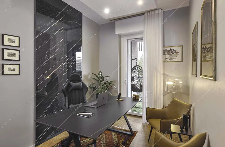 Studio dell'appartamento Morganite, location in stile contemporaneo per shooting a Milano
