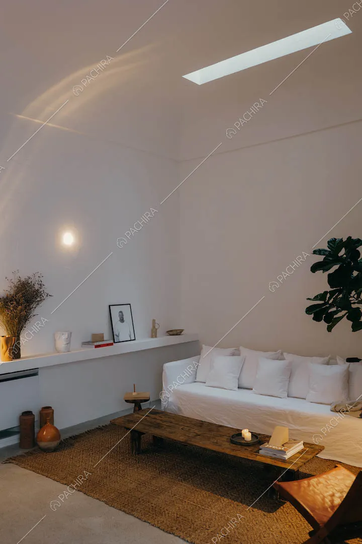 Salotto dell'appartamento Polond, location moderna per shooting a Lecce