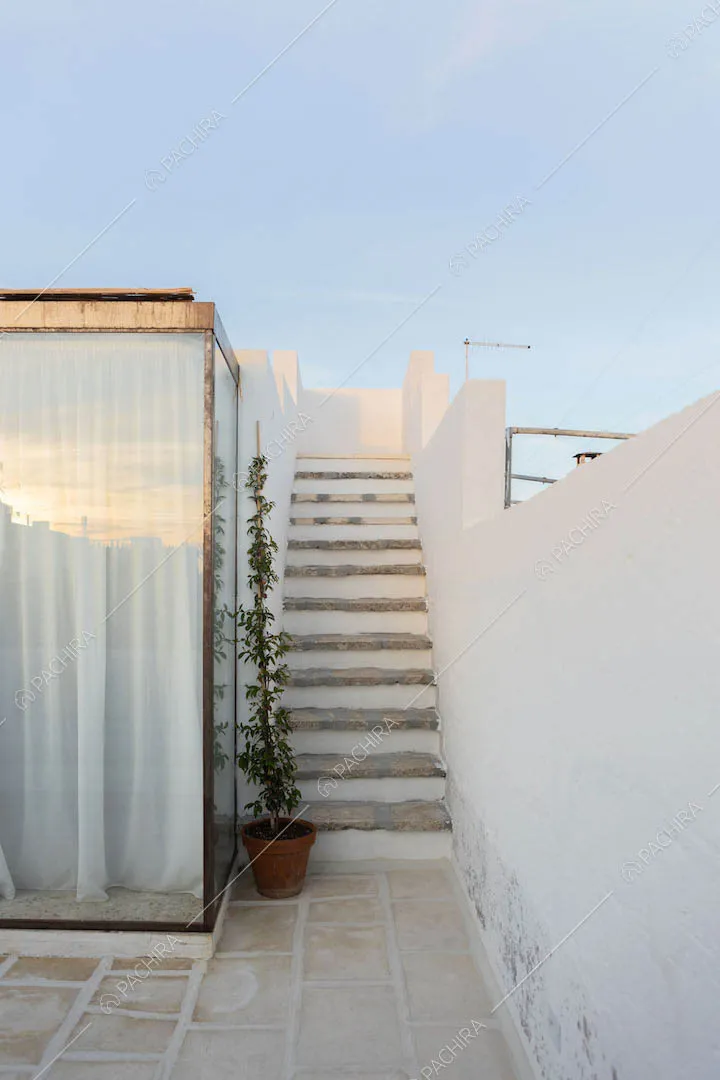 Terrazza dell'appartamento Polond, location moderna per shooting a Lecce