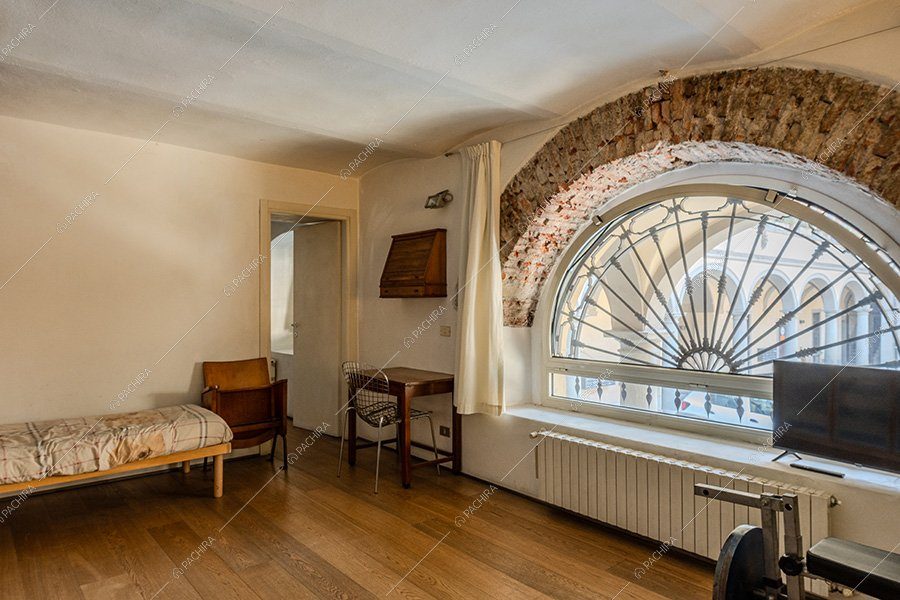 Camera da letto del loft Foraker, location in stile vintage a Bergamo