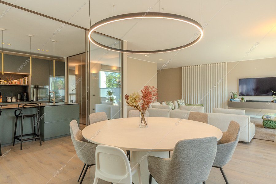 Sala del loft Favo, location contemporanea per shooting a Milano