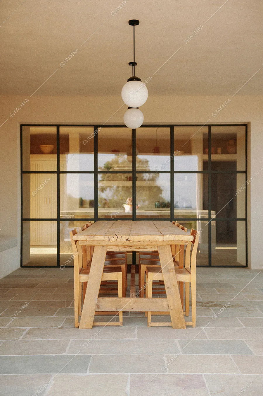 Veranda della villa Malacca, location in stile contemporaneo a Brindisi