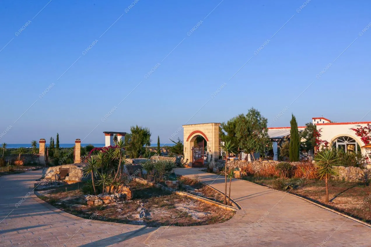 Giardino e viottolo d'accesso