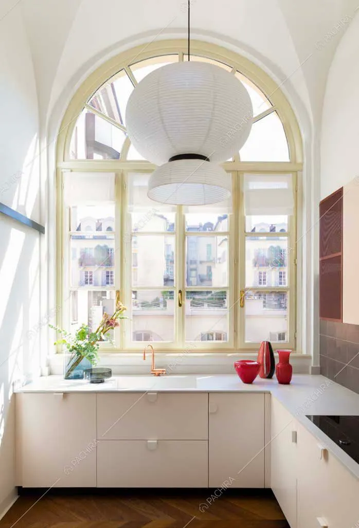 Cucina dell'appartamento Sayan, location in stile classico a Torino
