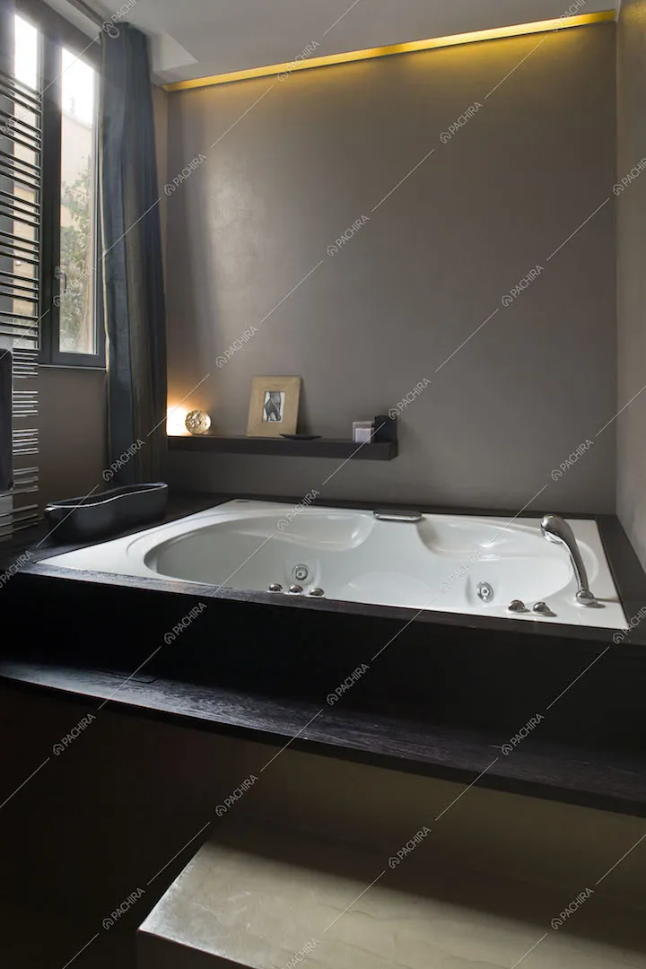 Vasca idromassaggio in bagno
